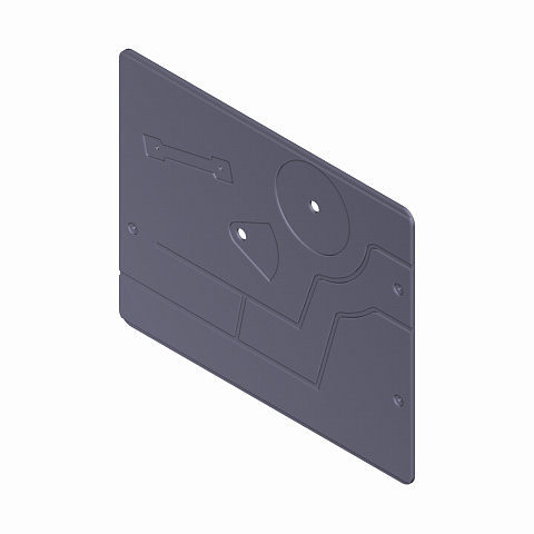 Обивка двери левая