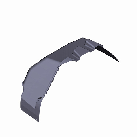 Щиток переднего крыла правый