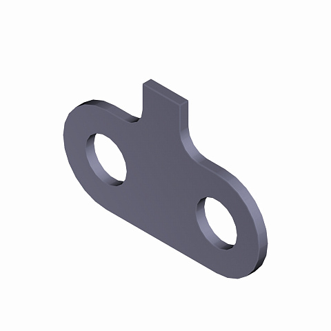 Накладка осей колодок тормоза