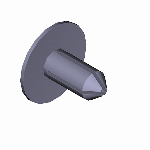 Пистон крепления изоляции капота