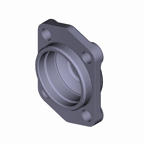 Крышка поворотного кулака нижняя